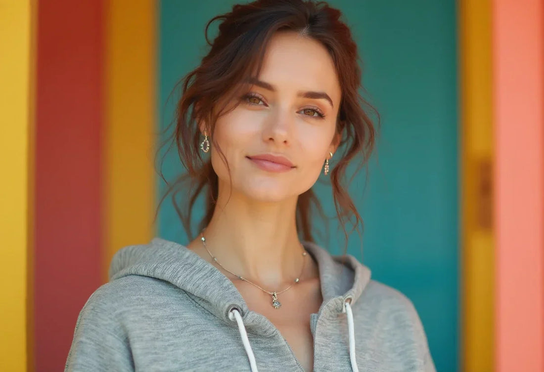 Jaka biżuteria do szarej bluzy?